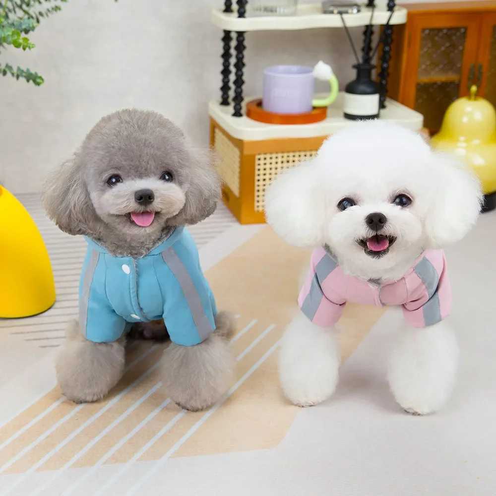 Thicken Warm Dog Jumpsuit Winter Small Dog Clothes for Chihuahua Coat Waterproof Hoodie Puppy Overalls Poodle Jacket Pet ApparelXJ250109