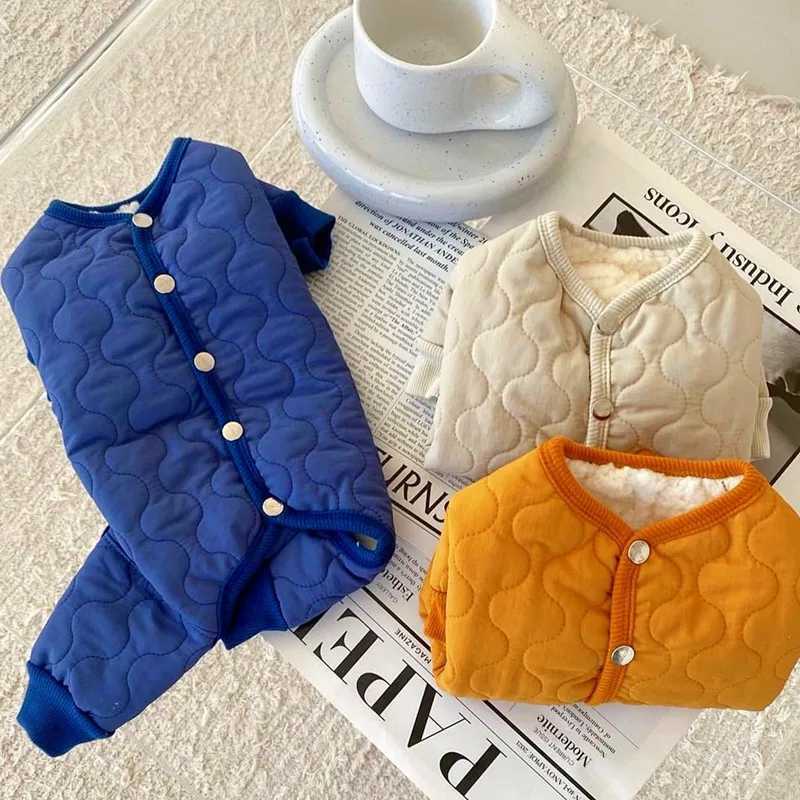 Dog Waterproof Jacket 2024 Dog Winter Jumpsuit Cotton Dog Clothes Thickened Warm Dog Coat Chihuahua Poodle Bichon Pet ClothingXJ250109