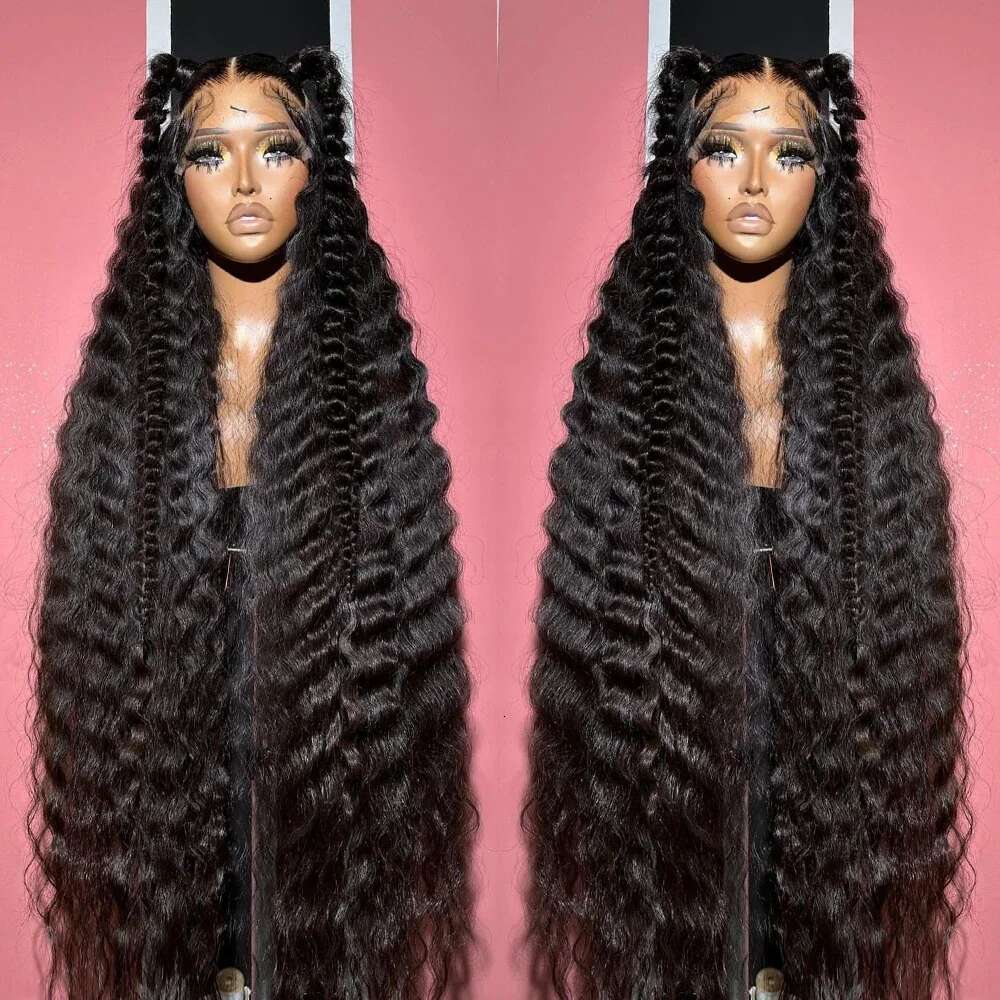 Curly Wigs Loose Waves Human Hair 13x4 13x6 Hd Frontal Deep Wave 5x5 Closure 30 40 Inch 360 Lace Front Wig