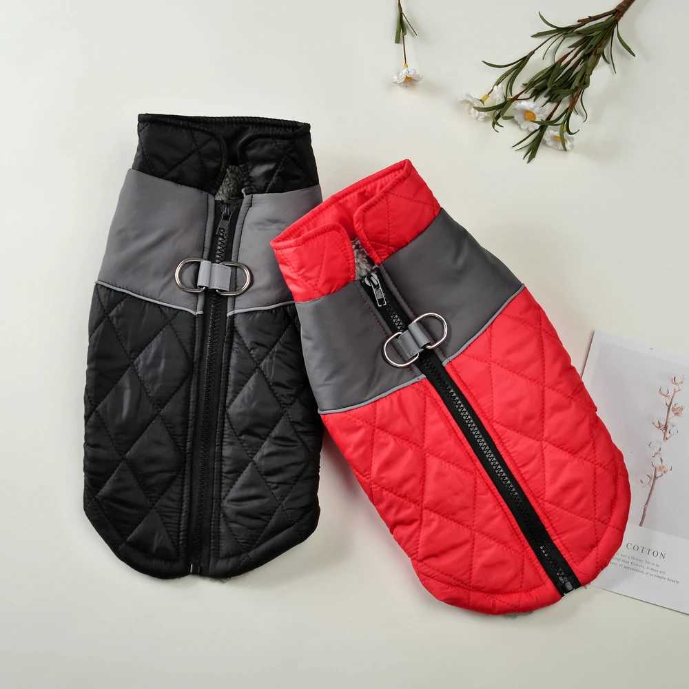 Autumn Winter Clothes For Small Dogs Waterproof Reflective Pet Jacket Puppy Coat With D-ring Soft Fleece French Bulldog OutfitsXJ250109