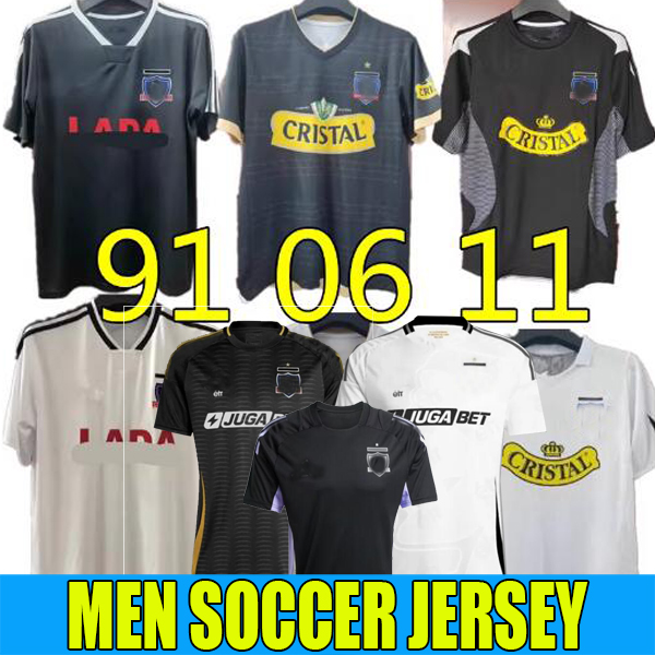 25 26 colo colo Soccer Jerseys 1991 97 98 2006 2011 2003 Palacios Home Away V.PIZARRO ISLA VIDAL Polo Football Shirts 4th VINTAGE men women kids kit size S-XXL