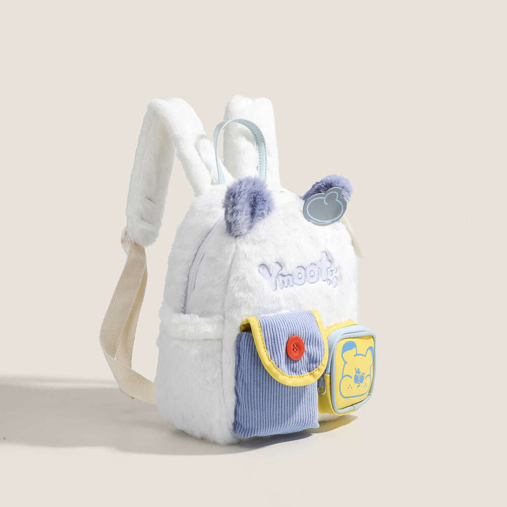 2025S Designer S New Model Little Bear Meilad Plush Cute Fun Small Backpack Niche Travel Bag Autumn And Winter