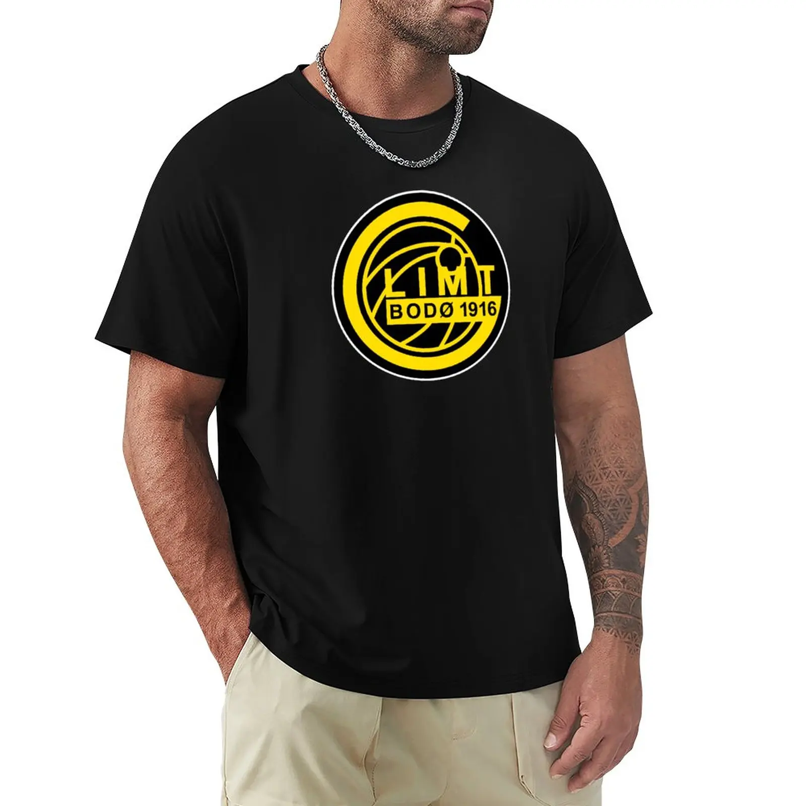 Bodo Glimt Fotballklubben Norwegian Sports Fans T-Shirt sports fans oversized T-shirts for men cotton