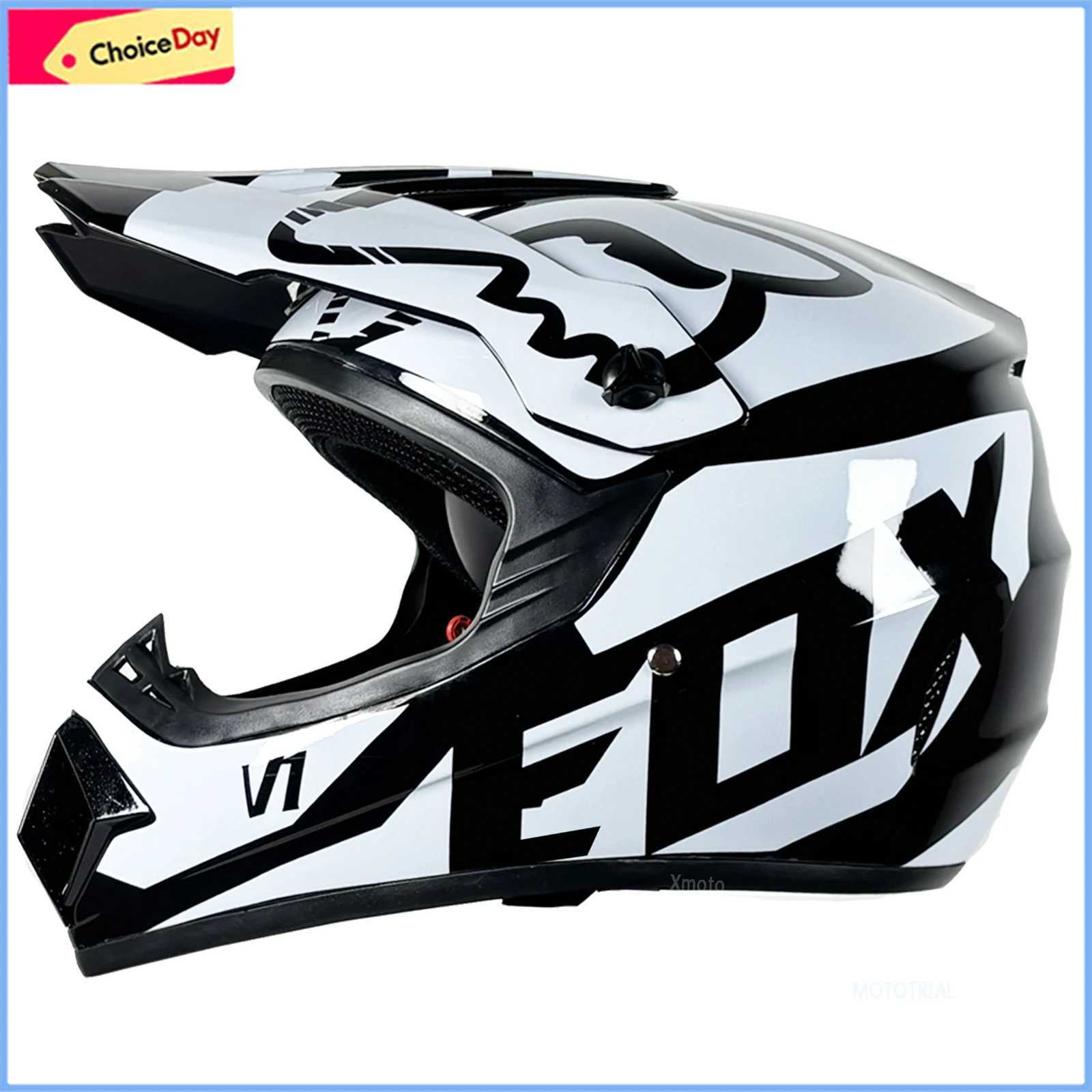 Motorcycle Helmets Motorcycle Helmet Children Off Road Helmet dirt Bike Downhill Am Dh ATV Cross Helmet Capacete Motocross Casco for youth kids H250110