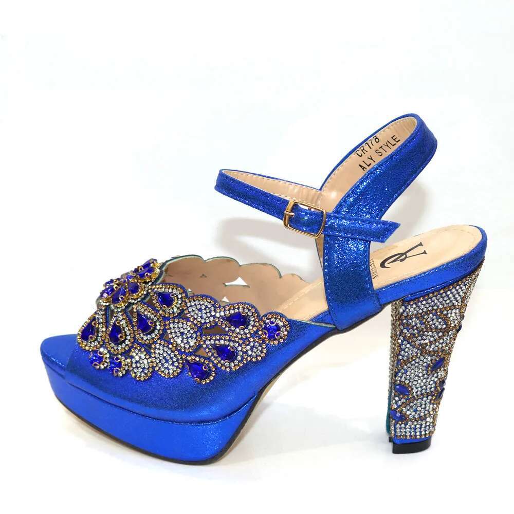 New Arrival Simple Party Prom Summer Sandals African Special Materials High Heels Ladies Shoes Sexy Sandalias Size 38-42