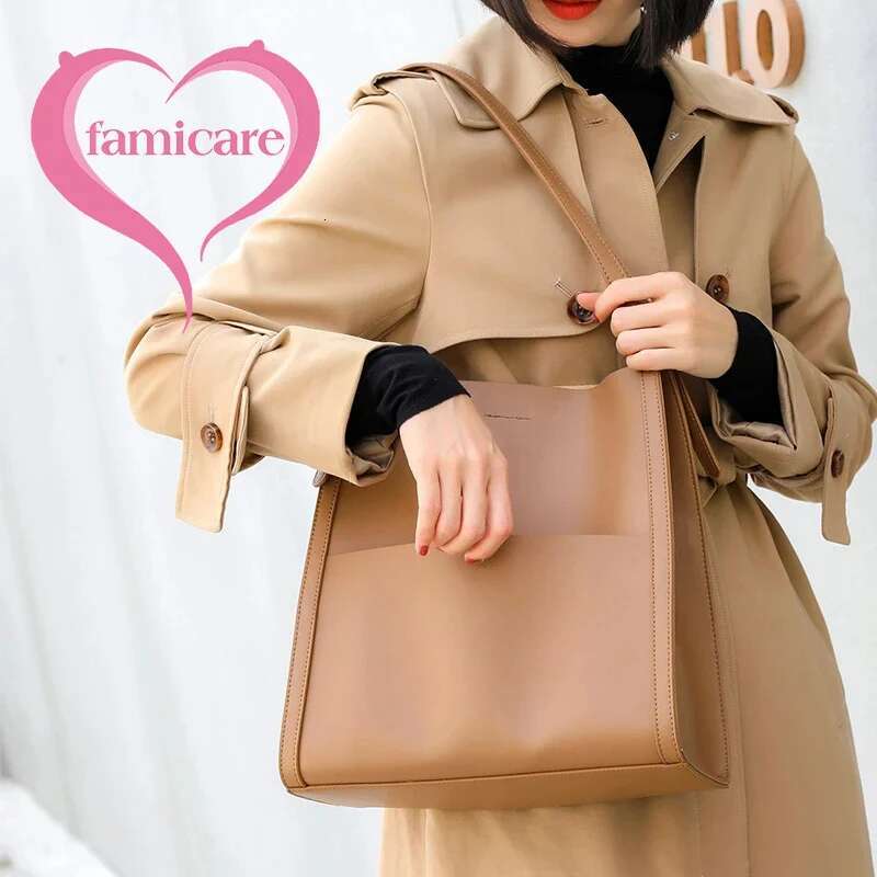 Lady Casual Split Leather Handbag And Shoulder For Women Bags Brand Designer Magnetic Buckle Teenage Girl Commute Tote