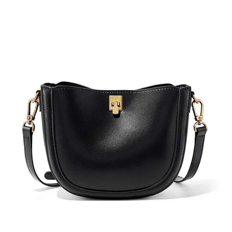 New 2024 Women Messenger Bag 100% Genuine Leather Soft Girls Shell Travel Handbag Elegant Shoulder Purse Lady Phone Bags