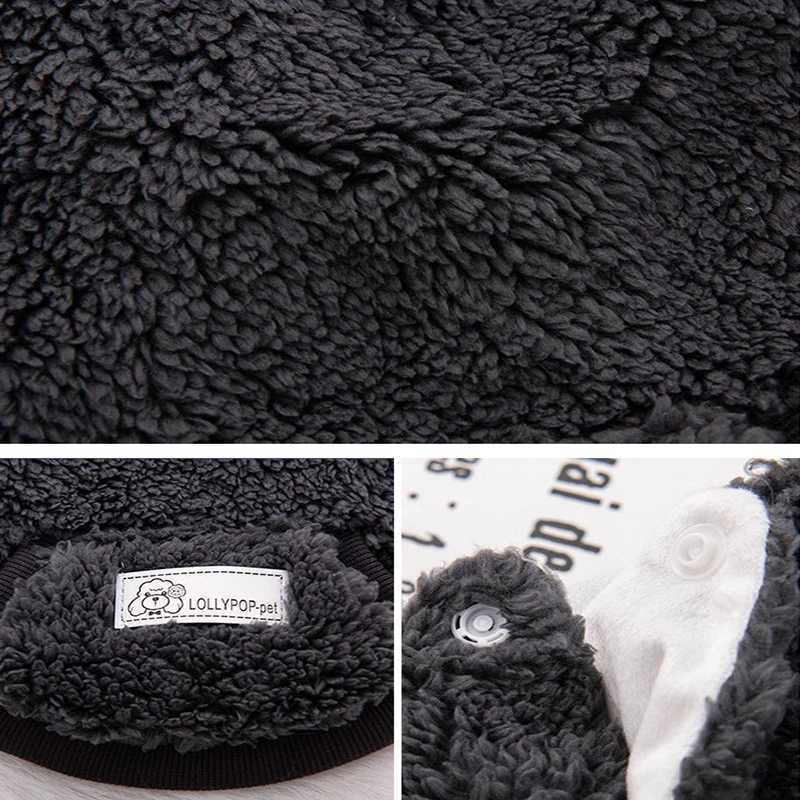 Warm Plush Pet Dog Jacket Coat Bear Pattern Dog Clothes Winter Puppy Costumes Fashion Cat Jacket Coat Pet Overcoat Dog CostumesXJ250109