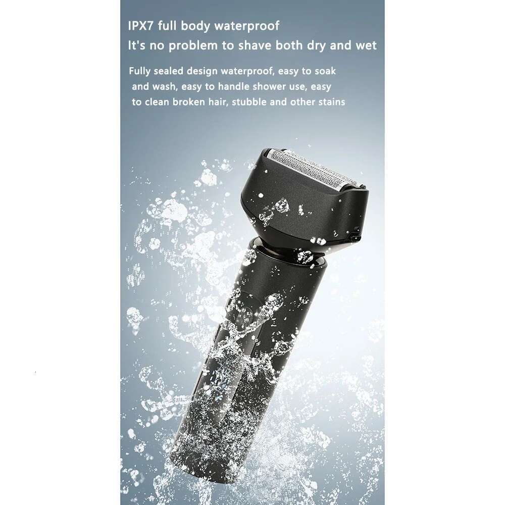 for Men, Professional Shaving and Precision Long Hair Trimmer, Wet Dry Electric Shaver