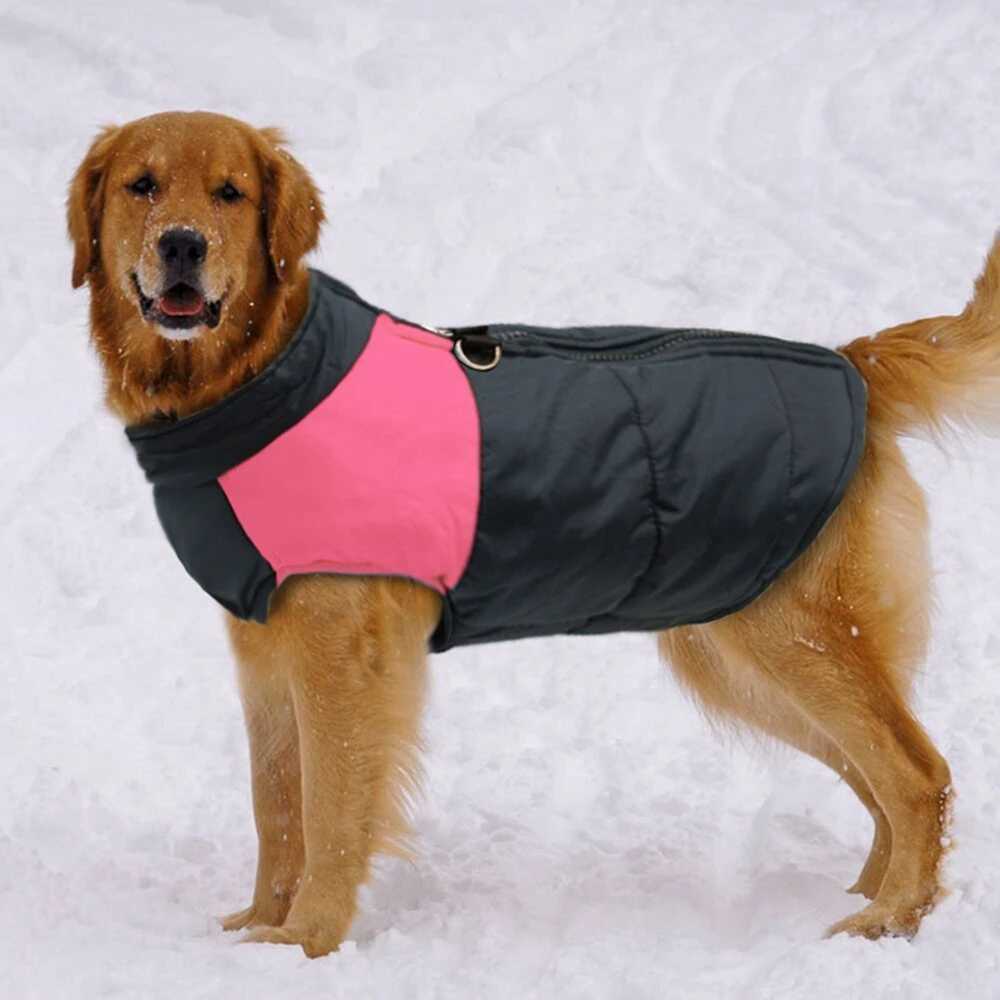 Waterproof Pet Dog Puppy Vest Jacket Winter Warm Dog Clothes Pet Padded Vest Zipper Jacket Coat For Small Medium Large DogsXJ250109