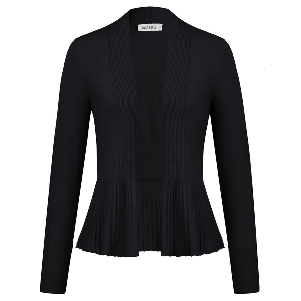 GK Coat For Female ALine Cardigan Casual Long Sleeve Korean Street Spring Autumn Open Front Sweater Knitwear 250108