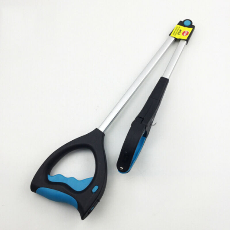 84 cm Grab Tool Disabled Pick up Helping Hand Grabber Long Reach Arm Extension Tool Aluminum Rubber Arm Extension Trash Clip