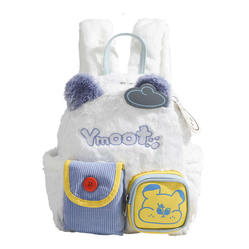 2025S Designer S New Model Little Bear Meilad Plush Cute Fun Small Backpack Niche Travel Bag Autumn And Winter