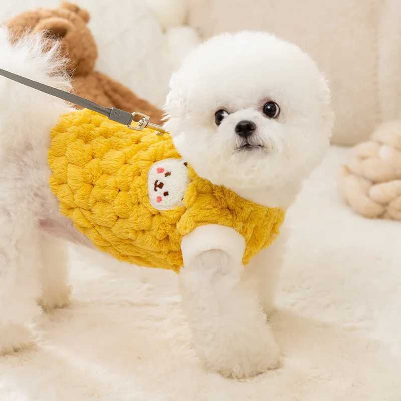 Dog Sweater Plush Warm Pet Clothes for Small Medium Dogs Cats Puppy Vest Fashion Dog Coat Chihuahua Yorkie Teddy Bichon ClothingXJ250109
