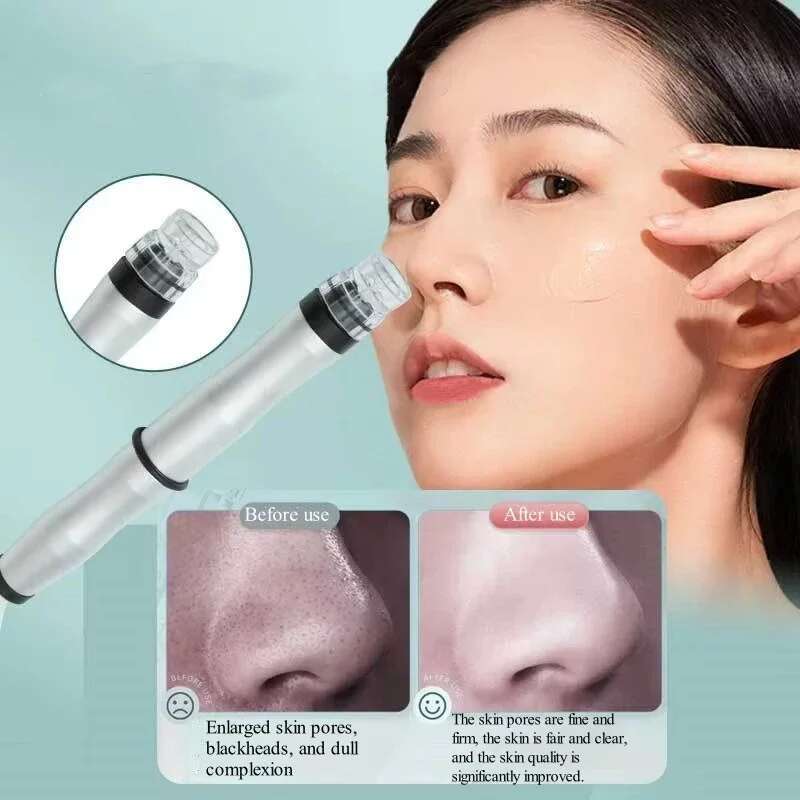2024 Beauty Facial Lift Cleaner Pore Vacuum Blackhead Remover Portable Deep Cleansing Small Bubble Hydro hine for Nose Face