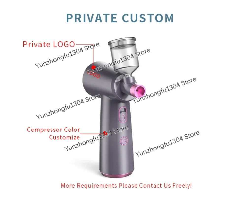 Tanning Makeup Sprayer Cordless Mini Rechargeable Silent Airbrush