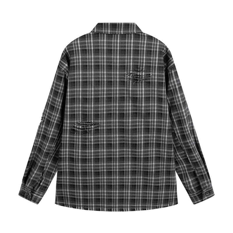 Plaid Shirt Women Plus Size Tops Women's Elegant Blouses Japanese Vintage Fashion Long Sleeve Shirts Womens Designer Clothing