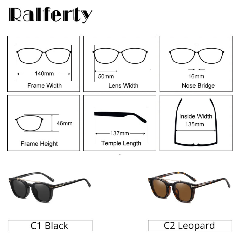 Ralferty 3 In 1 Decorative Magnetic Sunglasses Women Cat Eye Eyeglass Frame Prescription Clip On Glasses Woman Shades 250109