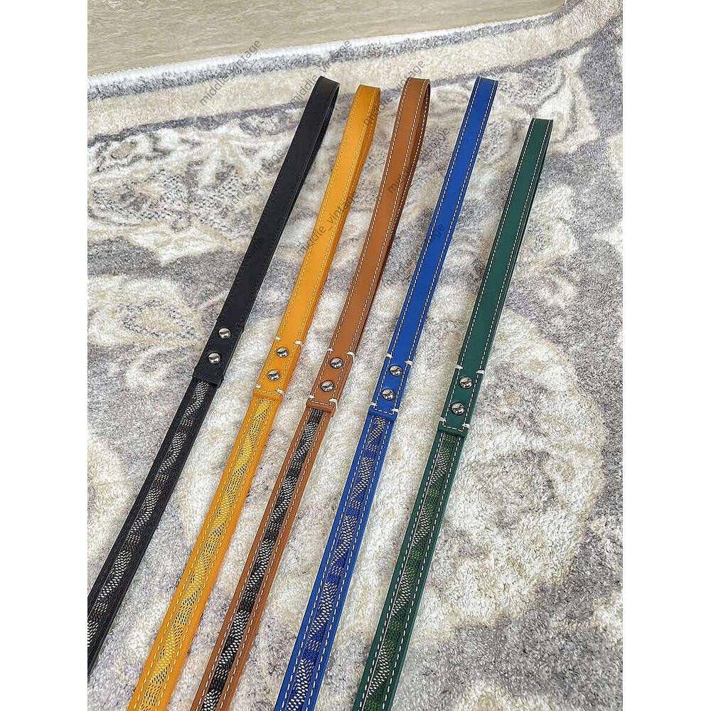 2025 new Ins Classic Cow Leather Pet Collar Dogs Leash Set Gift Box