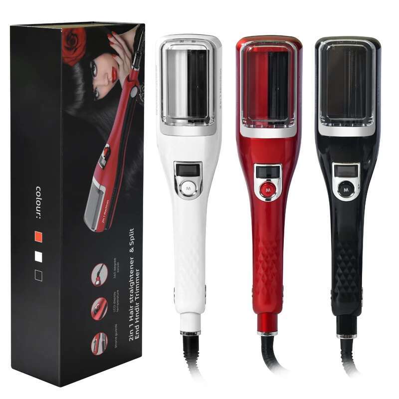 2-In-1 Straightener Flat Irons And End Women Women's Hair Trimmer