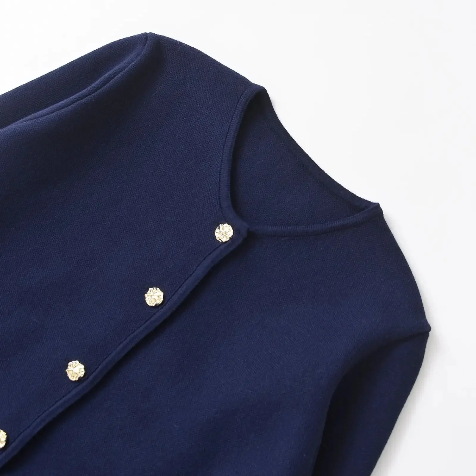 TRAF Women Short Skirt Style Hem Cardigan Clothing Button Top Autumn Casual Sweaters Female 9598241 250108
