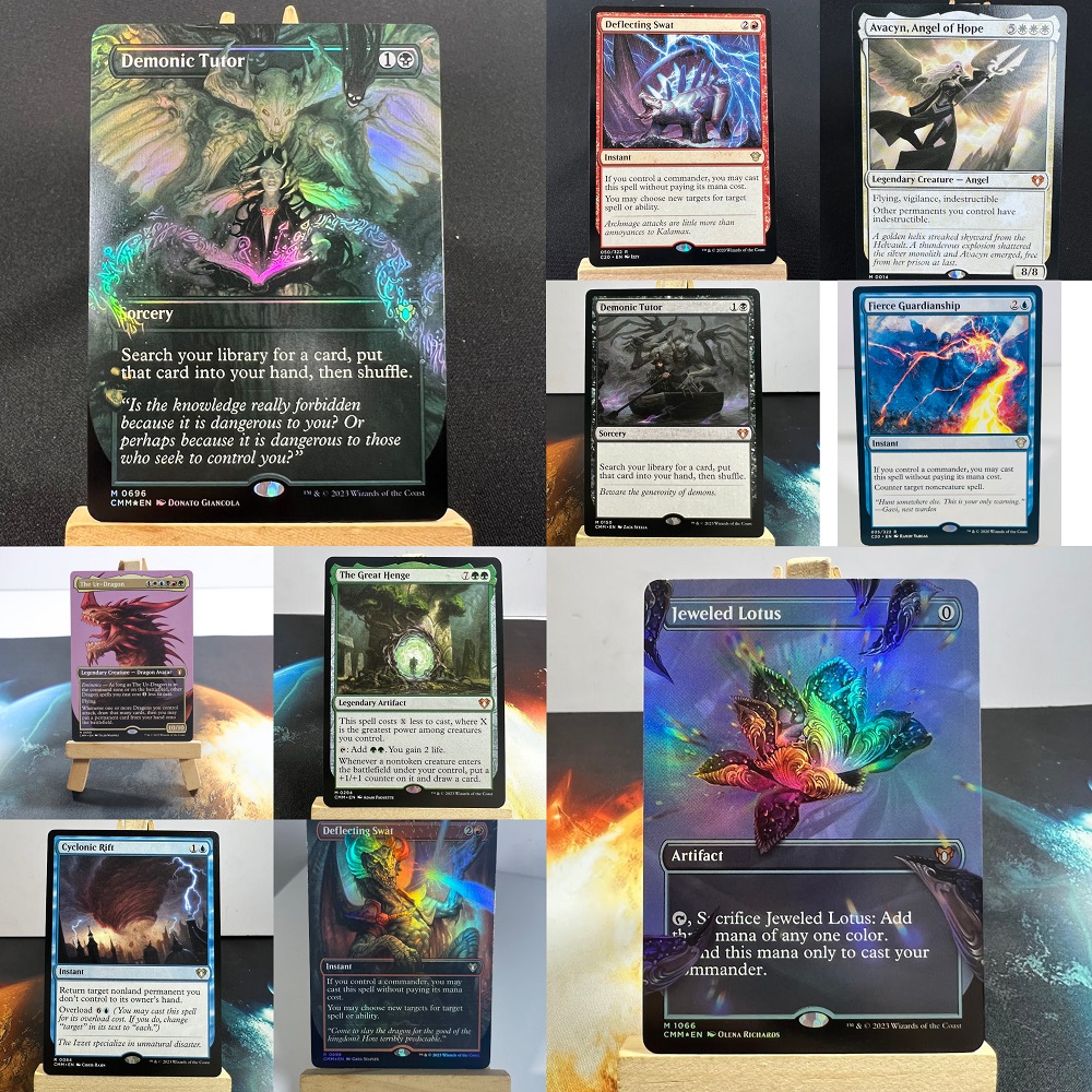 mtg High quality hot sale cardboard cards One package includes 10 cards Original map Jeweled Lotus