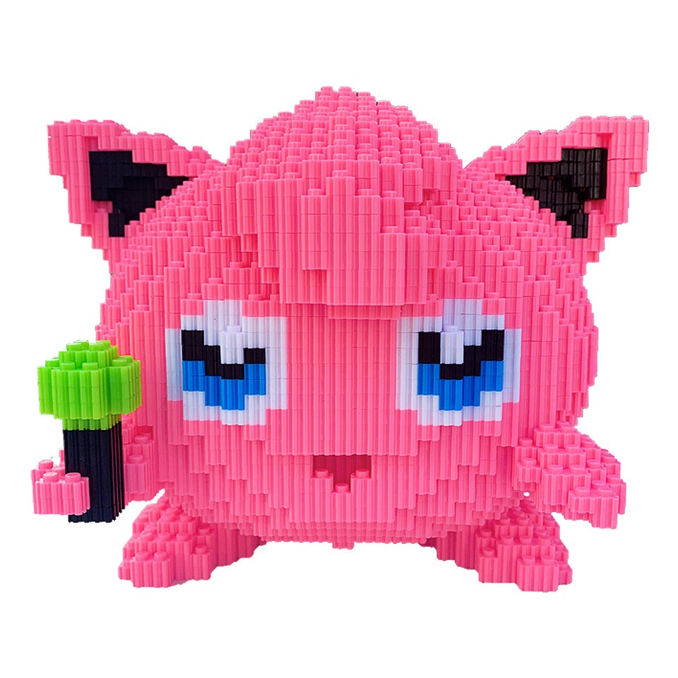 19cm high Hi Caipin Fatty Children and Adults Puzzle Pellet Building Blocks Assembly Toys