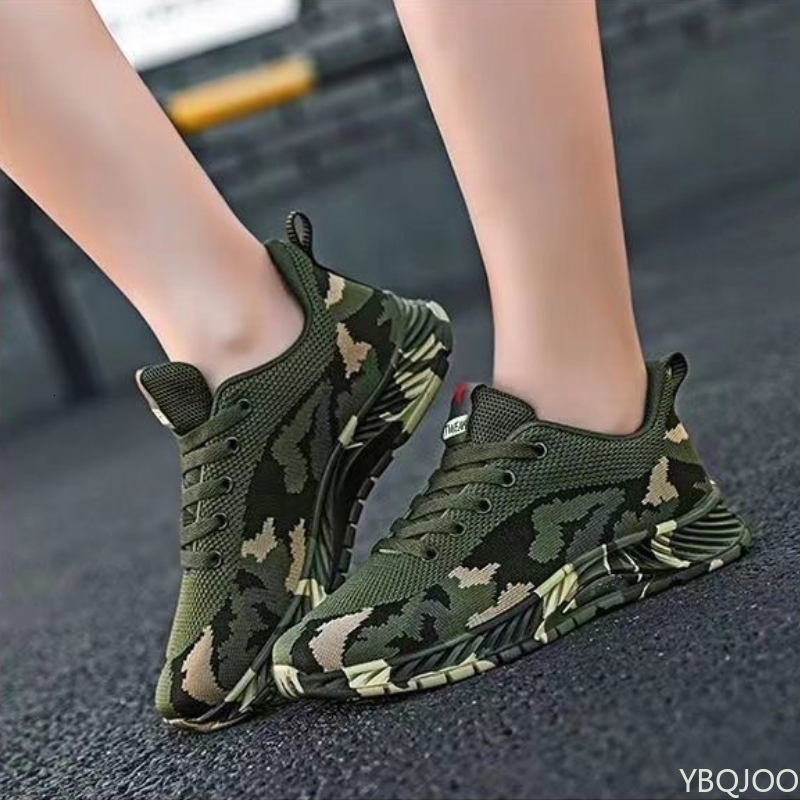 Ddmybear Mesh Camouflage Sports Durable Casual Men Anti Slip Tennis Outdoor Hiking Lightweight Flat Shoes Sneakers Chinese Brand