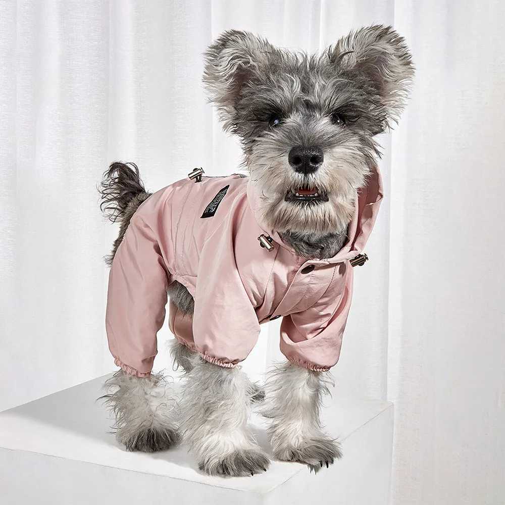 Waterproof Dog Clothes Reflective Dog Raincoat Soft Impermeable Polyester Jacket for Small Dogs Pet Puppy Outfits Perro AbrigoXJ250121