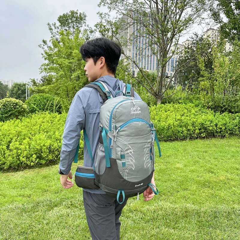 Grey Travel For Men New Quality Large Capacity Camping Hiking Back Pack Teenager Cycg Backpack Male Female