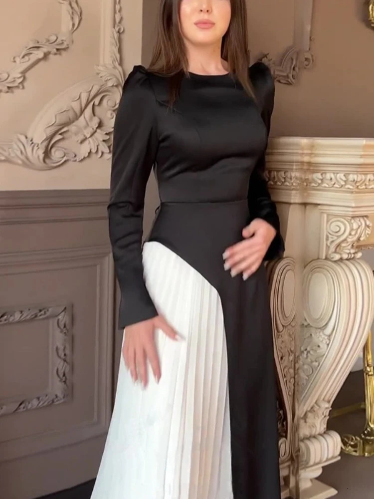 Eid Ramadan Muslim Women Dresses Party Abaya Pleated Long Dress Morocco Kaftan Vestidos Largos Dubai Turkey Robe Jalabiya 250106