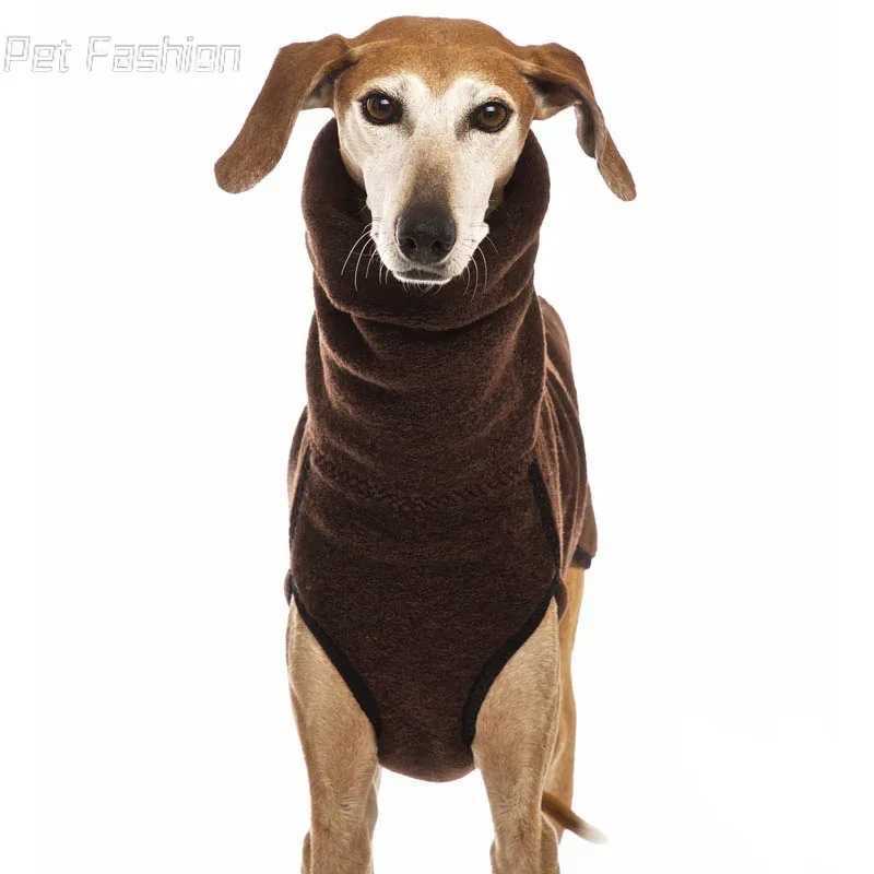 High Collar Pet Clothes for Medium Large Dogs Winter Warm Big Dog Coat Pharaoh Hound Great Dane Pullovers Mascotas SuppliesXJ250109