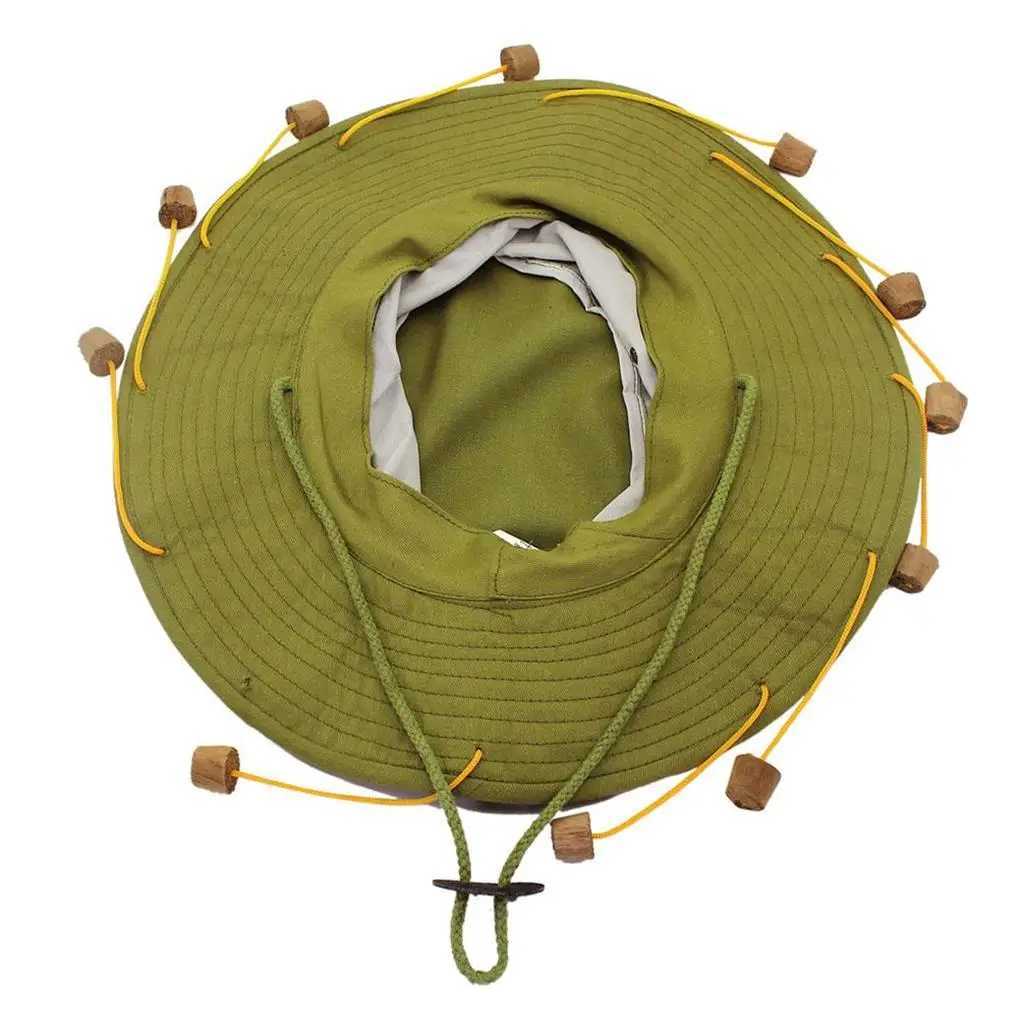 Windproof n hat with cork protective cap stylish outdoor dress hat sun hat X250109