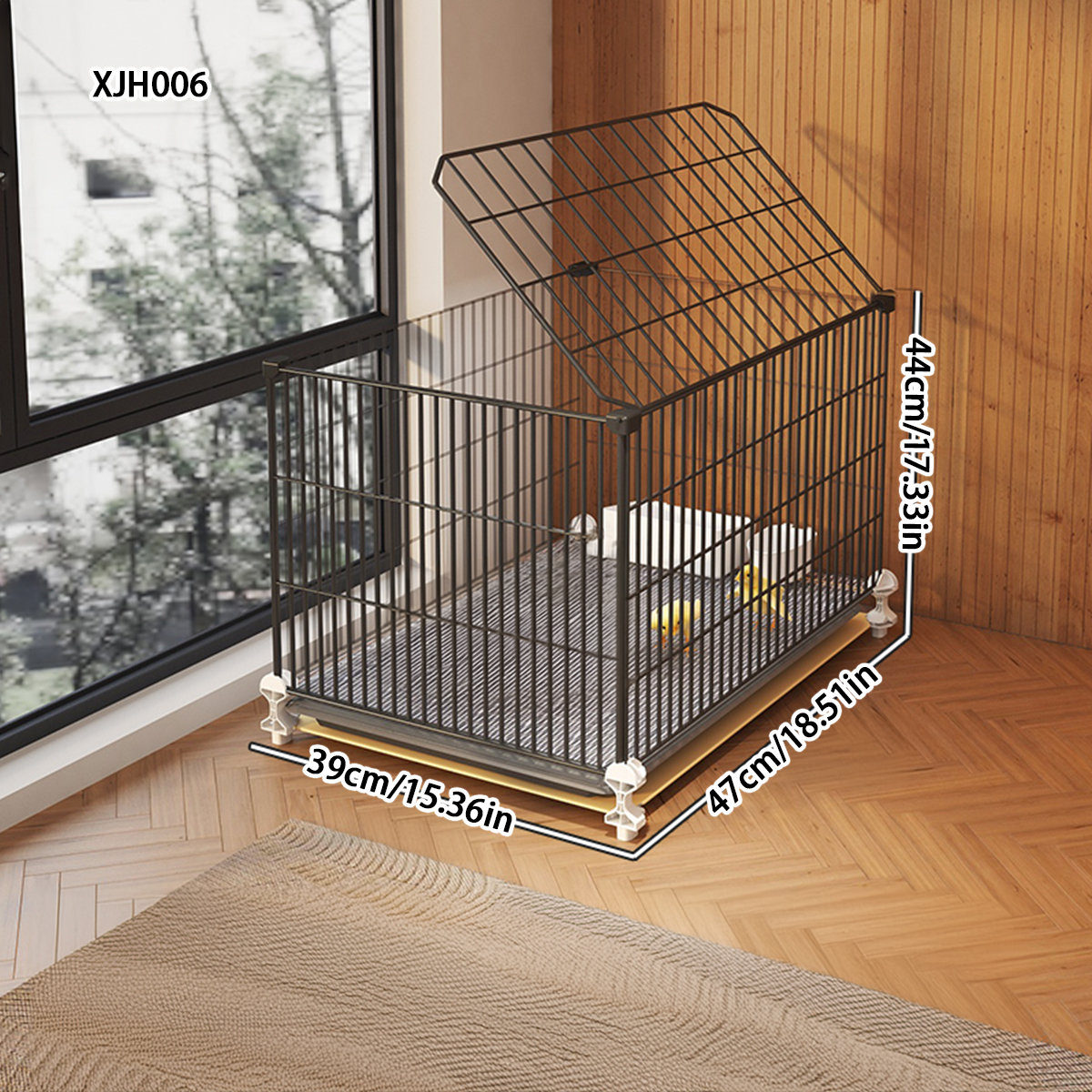 Sturdy Indoor Hen House with Encrypted Design for Small Birds - Spacious Option
