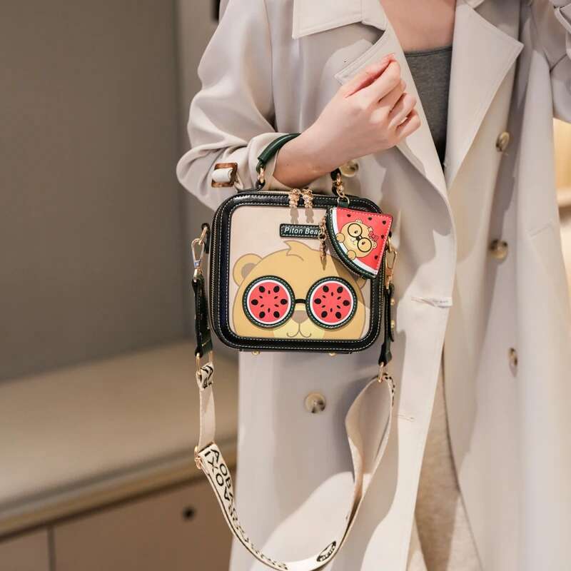 PU Leather Women's Casual Fashion Square Woman Messenger Small Shoulder Bag Crossbody Bags For Girls Handbags High Quality
