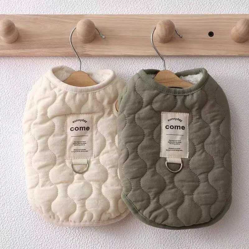 Winter Pet Dog Vest Jacket for Small Medium Dogs Cats Warm Cotton Clothes Puppy Yorkie Chihuahua Coat Maltese Bulldog ApparelXJ250109