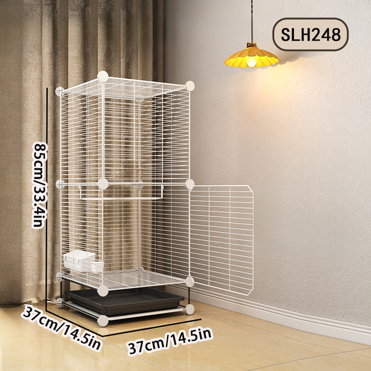 Specialized Ironbirdcage for Budgies, Finches - Ideal Household Decor for Pets