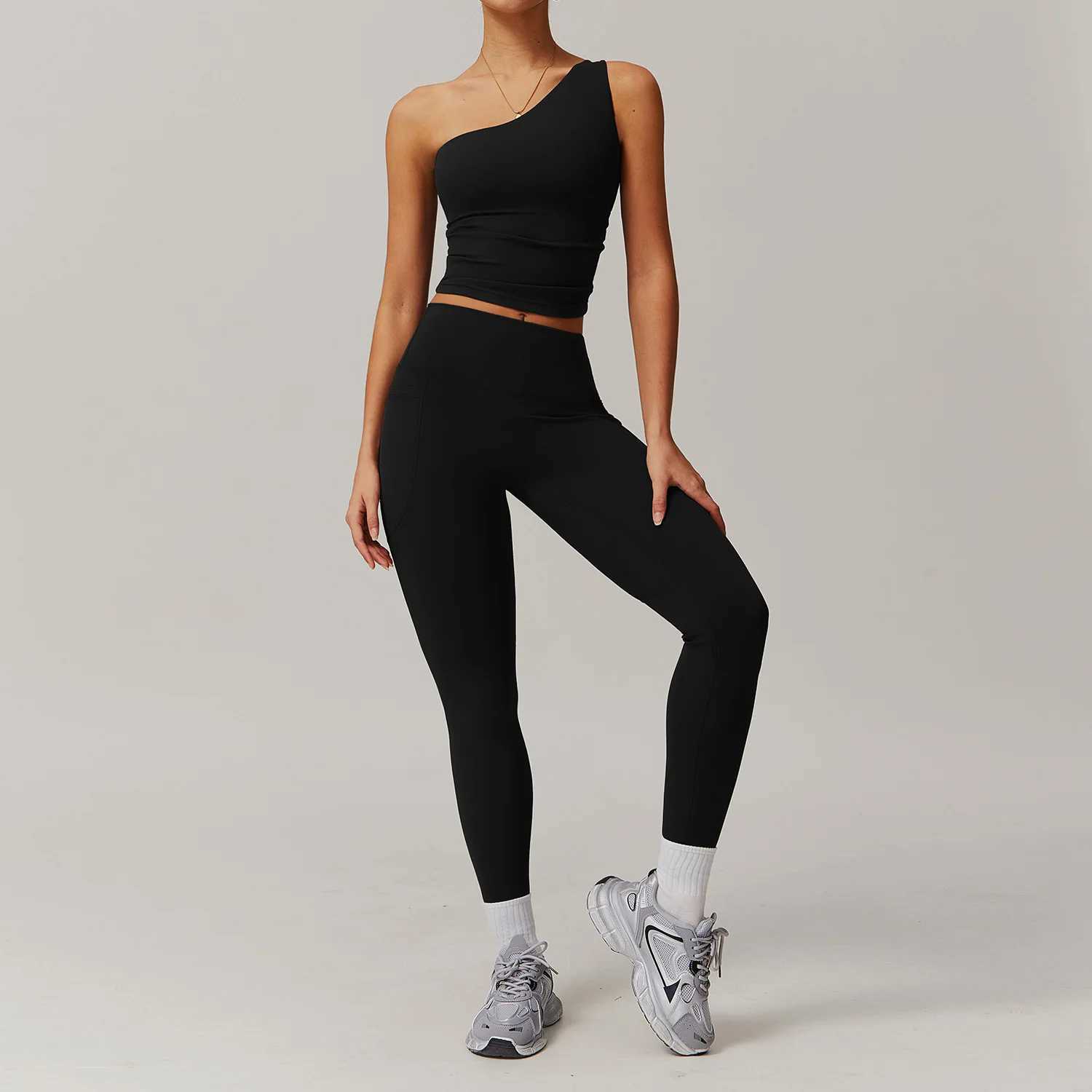2pcs Sport Yoga Set Soft And Breathable High Waist Fitness Gym Suit Sportwear Women Set Workout Clothes For Leggings TracksuitXJ250109