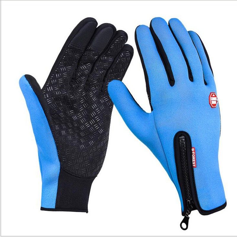 Windproof Touchscreen Cycling Gloves Full Finger Sport Motorcycle Riding Warm Glove For Men Women