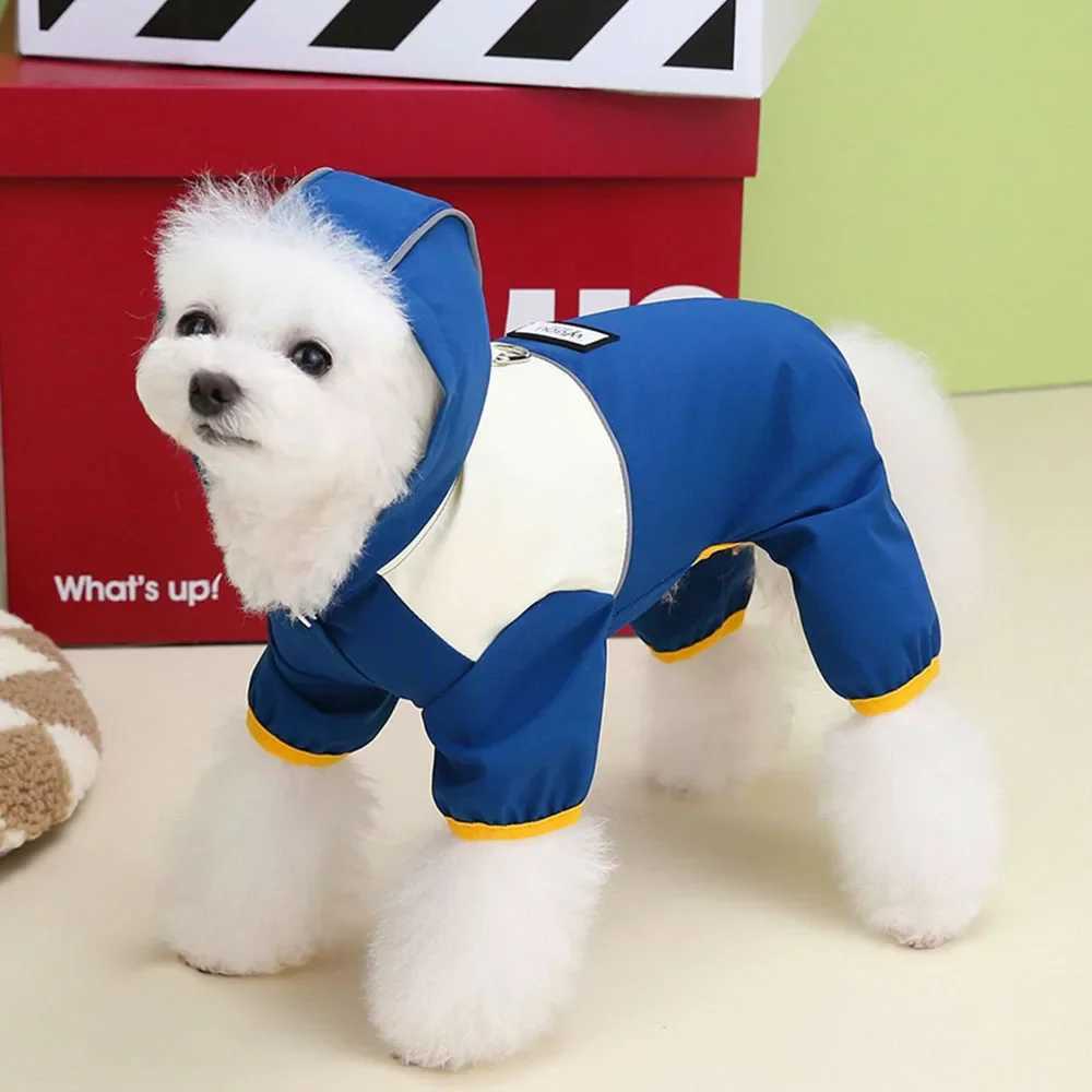 Outdoor Reflective Puppy Pet Rain Coat Waterproof Jacket Breathable Pet Raincoat for Small Dogs Cats Apparel Clothes for DoggiesXJ250109
