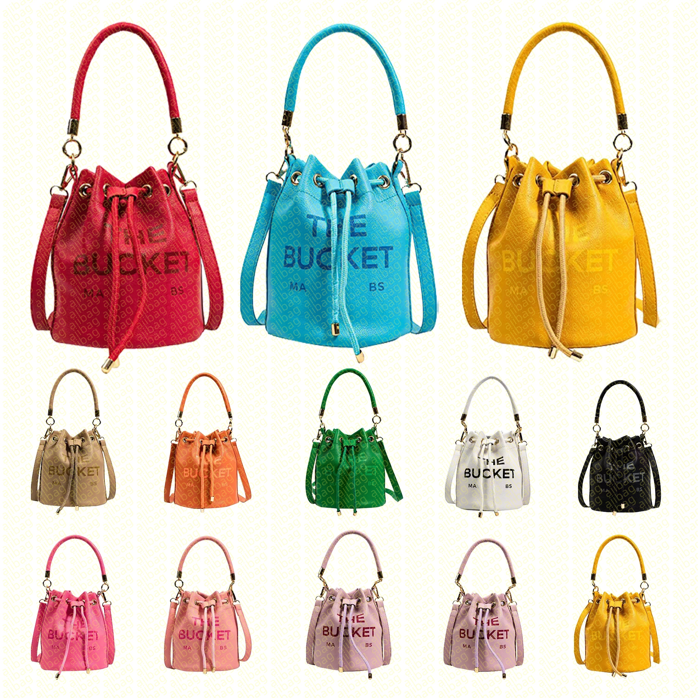 Women's Cross Body snapshot bucket the tote bag Designer handbag Luxury Clutch Totes fashion PU Drawstring bag high quality pochette lady phone satchel Shoulder Bags