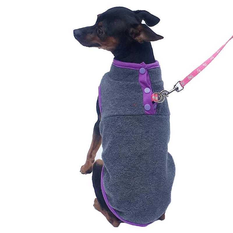 Autumn Winter Soft Puppy Cats Coat Warm Fleece Vest for Small Medium Dogs Clothes Chihuahua French Bulldog Costume Pet WaistcoatXJ250109