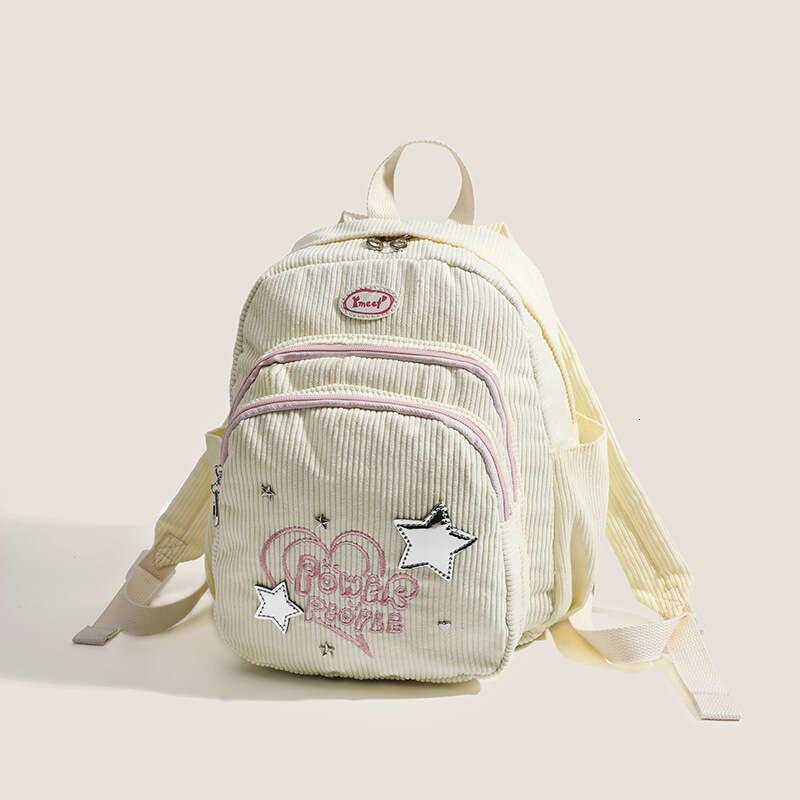 Small cute white for autumn winter, student commuting 2025 new model, small, fresh, casual and exquisite backpack