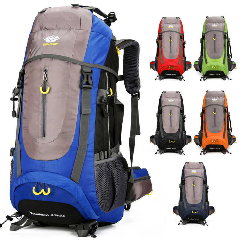 New Mountaineering Bag Sports Outdoor Backpack Waterproof Large Capacity Travel Bag Outdoor Hiking Bag 240920