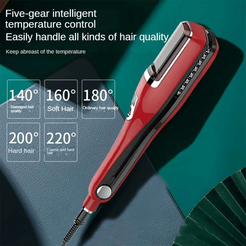 2-In-1 Straightener Flat Irons And End Women Women's Hair Trimmer