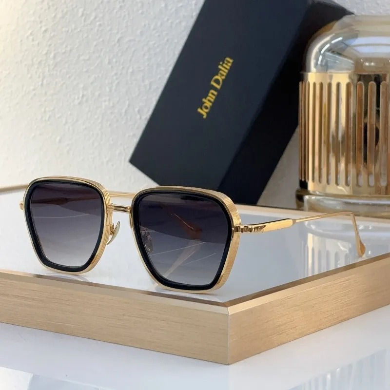 John Dalia ANDRE Designer Sunglasses for Woman Fashion Sport Polarized UV Protection Goggle Beach Man Womens Trendy Mens Pink Black Sun glass ANDRE SIZE 52-21-145