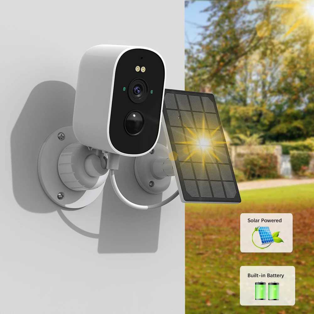 WiFi IP camera powered by solar panels wireless outdoor security 1080P high-definition CCTV video surveillance PIR human detection iCsee X250110