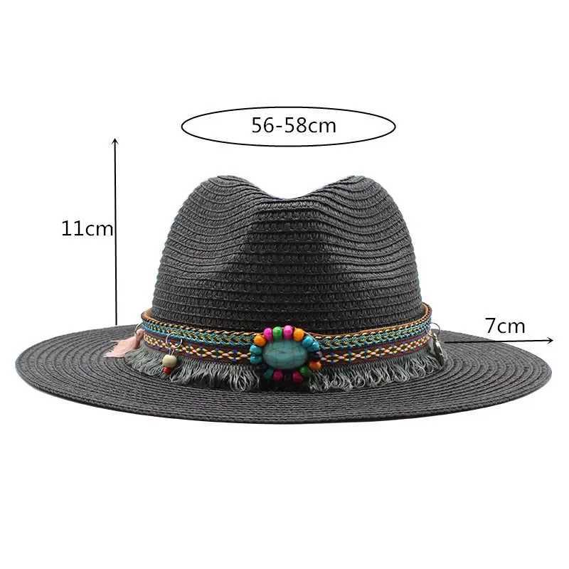 Fashion Panama Hat for Warm Men 7 Jazz Fes Cooling Sun Hat Breathable Elegant Womens Party Hat Complete Set X250109