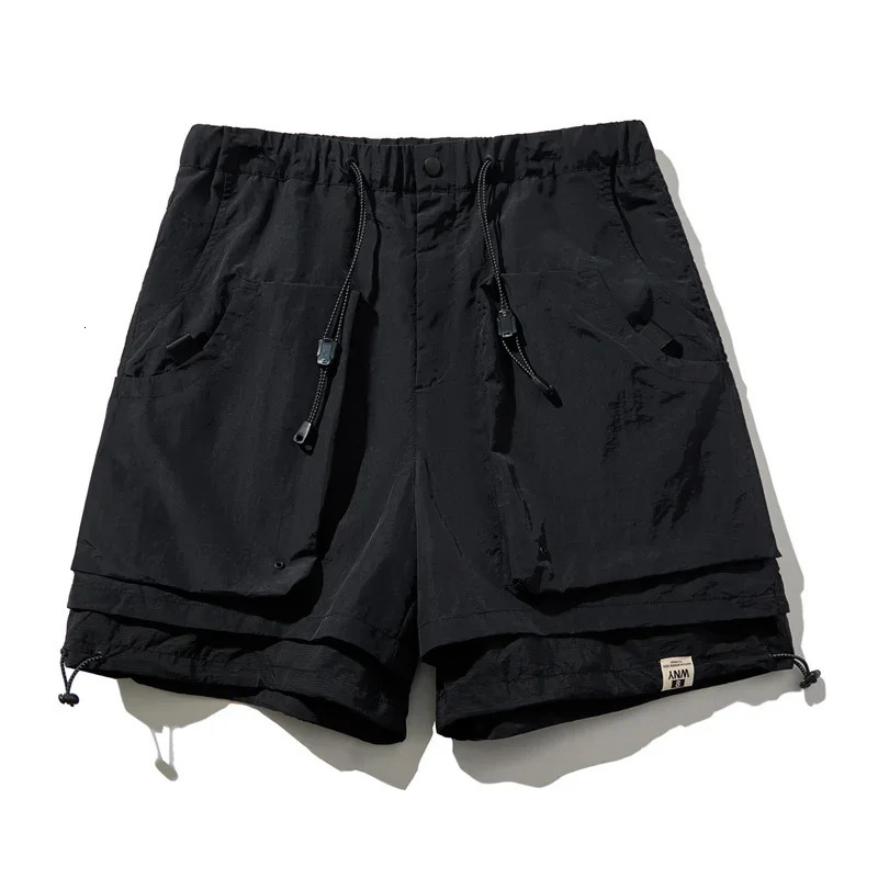 Summer vintage Bermuda mens shorts gym multi pocket sports shorts casual breathable Y2K streetwear shorts 250109