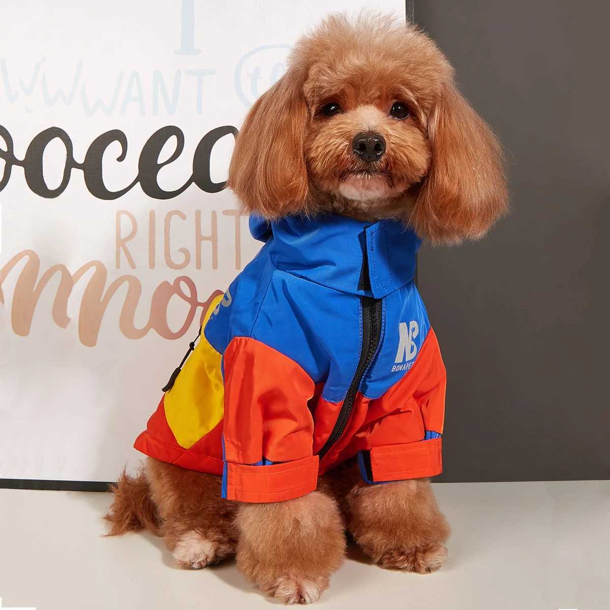 Winter Dog Jacket Thickened Fleece Warm Dog Clothes Waterproof Raincoat French Bulldog Puppy Coat Windproof Big Dog ClothingXJ250109